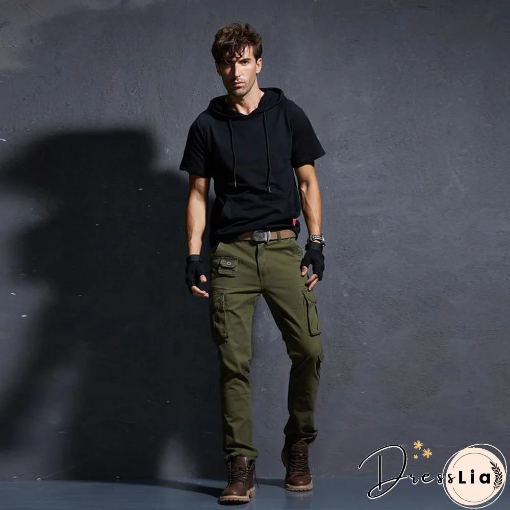 Men Casual Pants Military Tactical Pantalon Camouflage Homme Slim Fit Cargo Pants Homber Modis Black Uomo Trousers