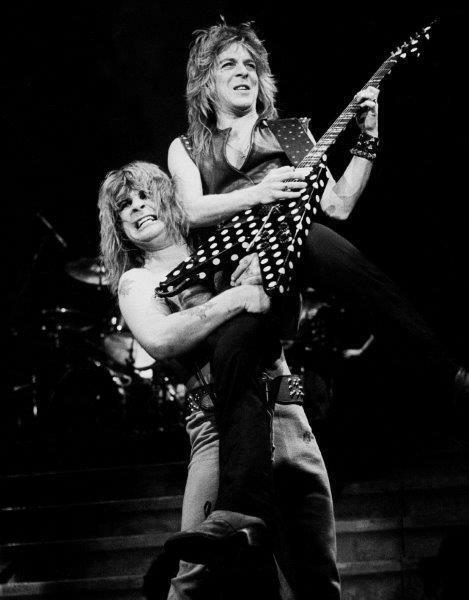 OZZY OSBOURNE - RANDY RHOADS Black Sabbath Poster 8 x 10 Photo Poster painting Man Cave