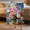 Framed Daisy-Paint By Numbers Acrylic Painting 30*40Cm With Color Box 5Ml（18Colors）