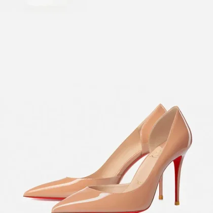 Naked Color Side Air Temperament Versatile Commuting Pointed Shallow Mouth Thin Heel Shoes
