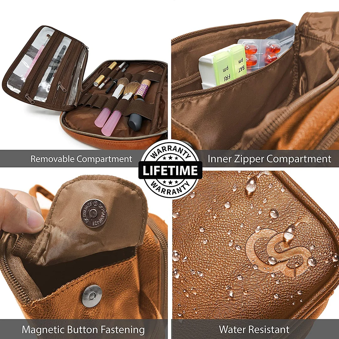 Toiletry Bag for Men or Women - Dopp Kit For Travel.