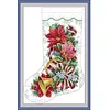 Gabriel Of The Christmas Stocking - 16CT Stamped Cross Stitch 37*52cm/14.57*20.47in