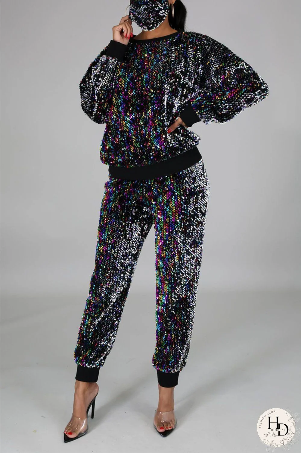 White Fashion Casual Long Sleeve O Neck Regular Sleeve Regular Patchwork Two Pieces