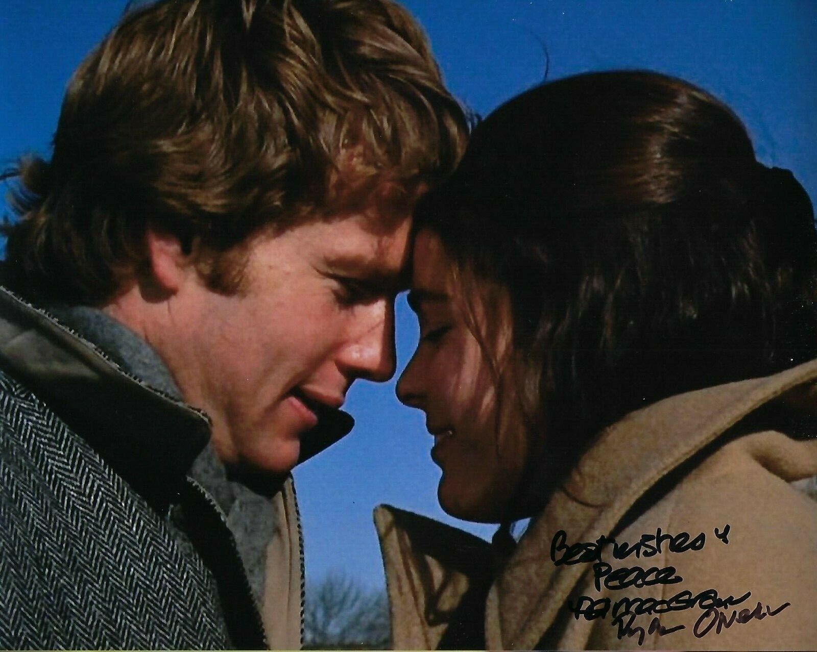 GFA Love Story '70 Movie * ALI MacGRAW & RYAN O'NEAL * Signed 8x10 Photo Poster painting LS2 COA