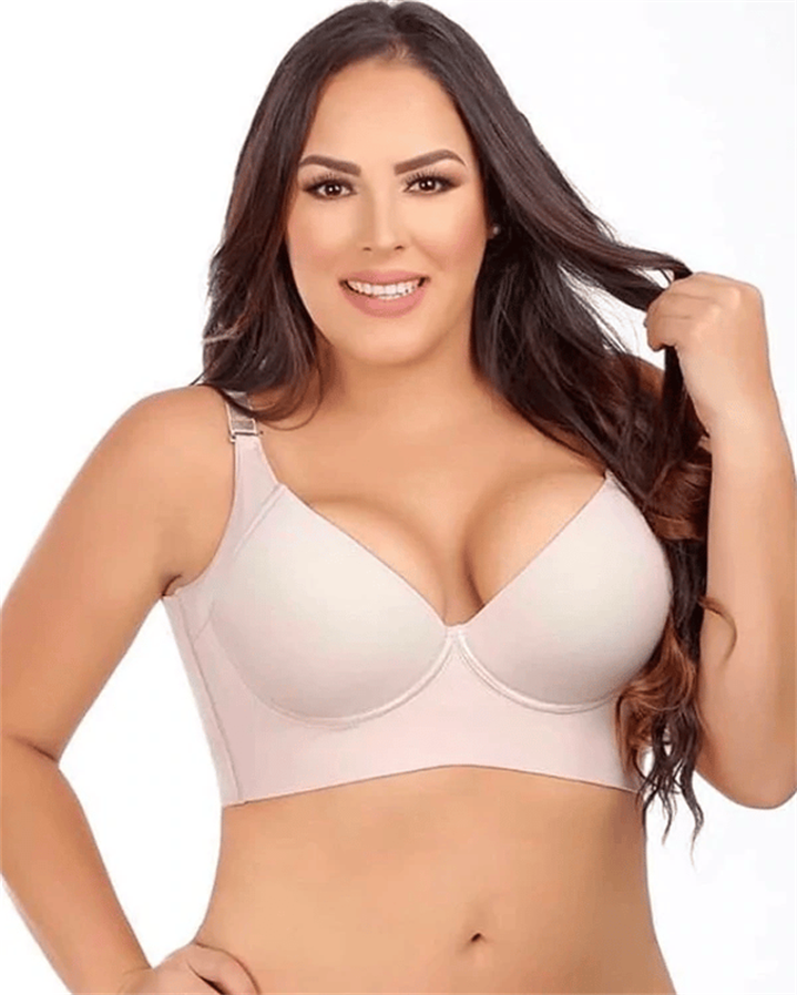 🔥FASHION DEEP CUP BRA🔥BRA WITH SHAPEWEAR INCORPORATED (SIZE RUNS THE SAME AS REGULAR BRAS)