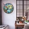 (US Local)5D DIY Crystal Diamond Painting Handmade Humminbird Clock Kit