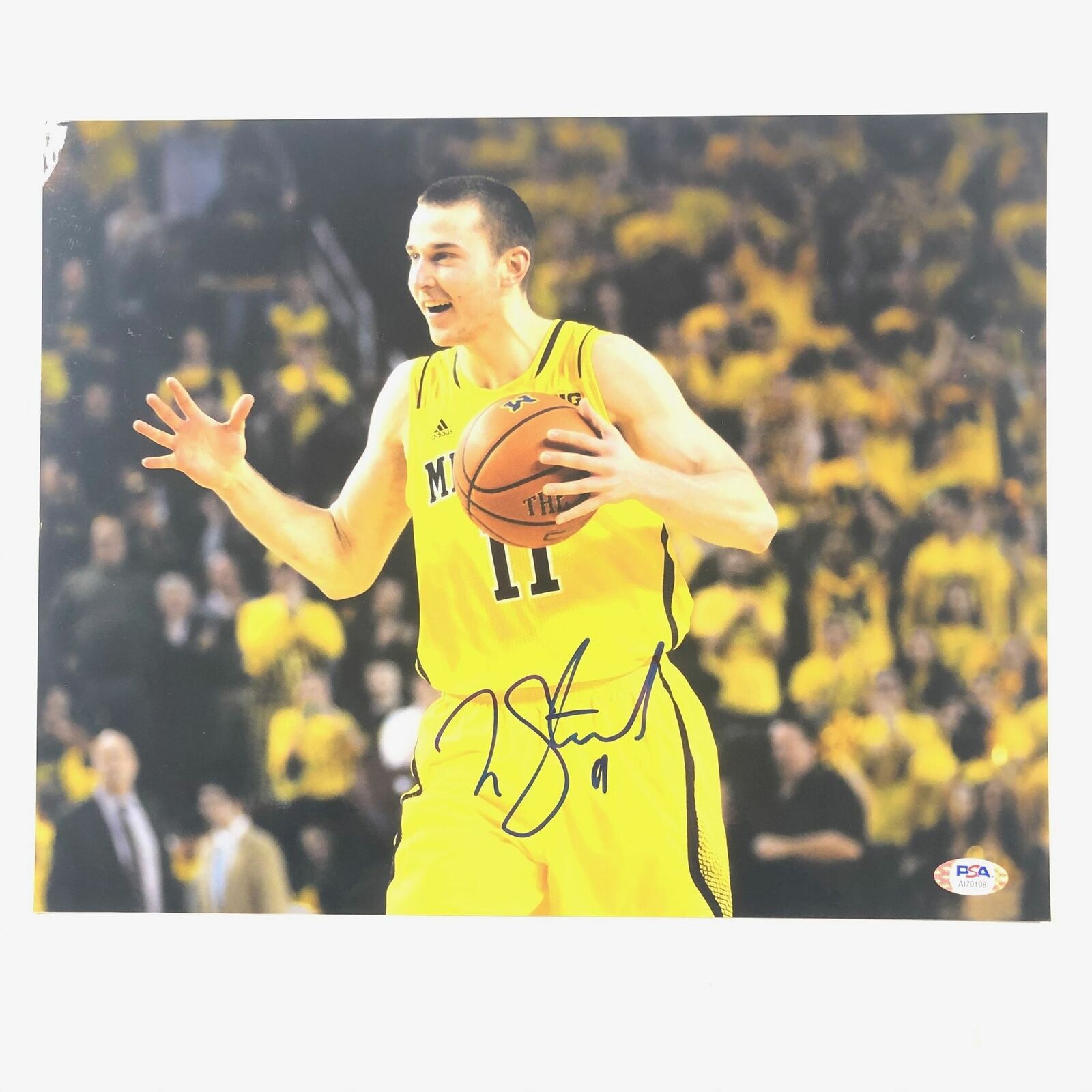 Nik Stauskas signed 11x14 Photo Poster painting PSA/DNA Michigan Wolverines Autographed