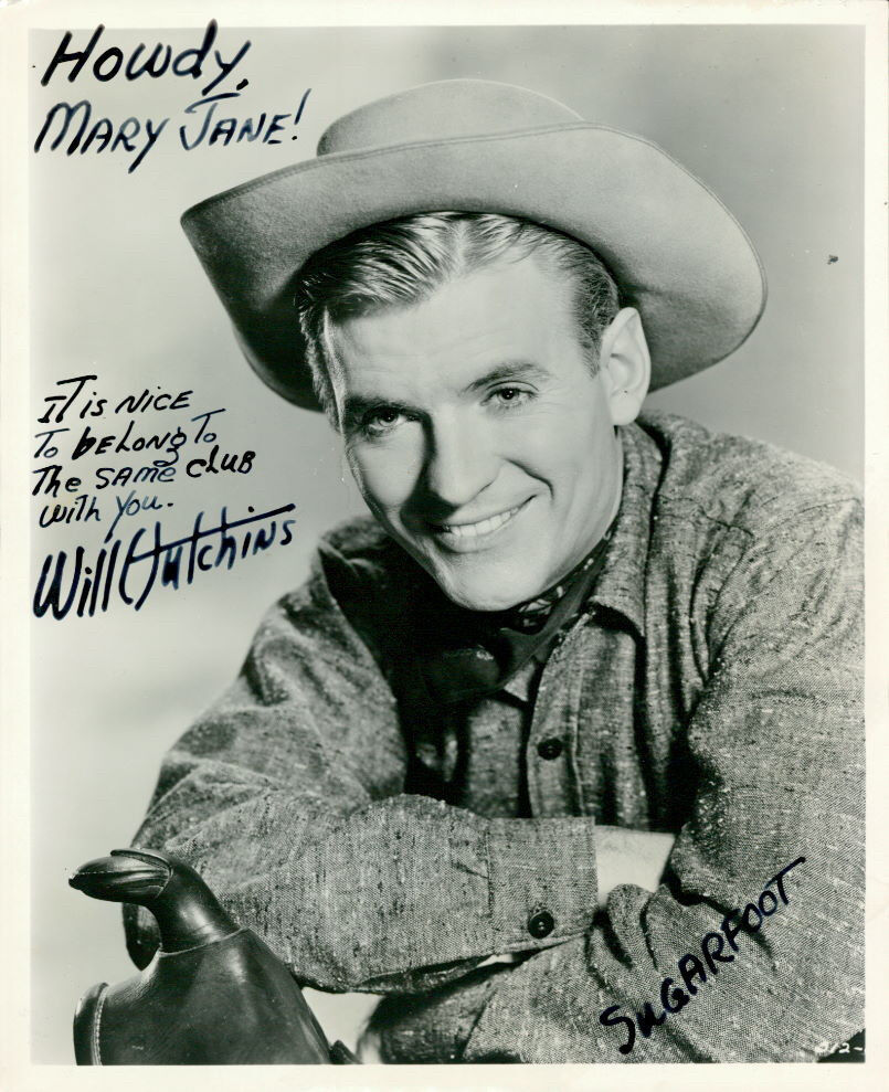 Will Hitchins (Vintage, Inscribed) signed 8x10 Photo Poster painting COA