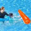 Inflatable Buoyancy Stick with Handle Pool Float Stick for Pool (Orange20x150cm)