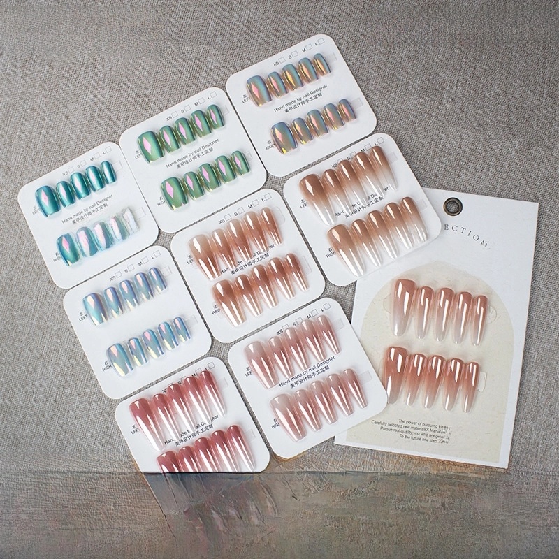 [Electroplating Collection] Summer New Electroplating Nail Art Discount 3.3 A Pair Of Shop Explosions Aurora Wear Armor