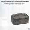 USB Heating Lunch Box Bag Electric Food Heater Large Capacity for Camping Picnic