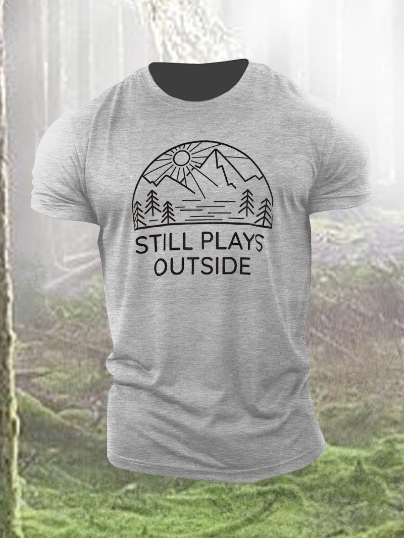 Still Plays Outside Short Sleeved Shirt