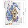 uk.everydayedeals (Limited Stock)Diamond Painting - Full Round - Flower Bird Nestle