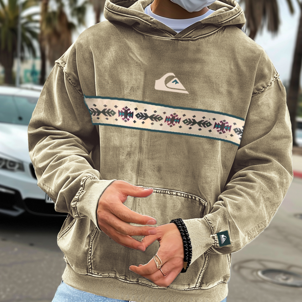 Unisex Vintage Surfwear Casual Hoodie