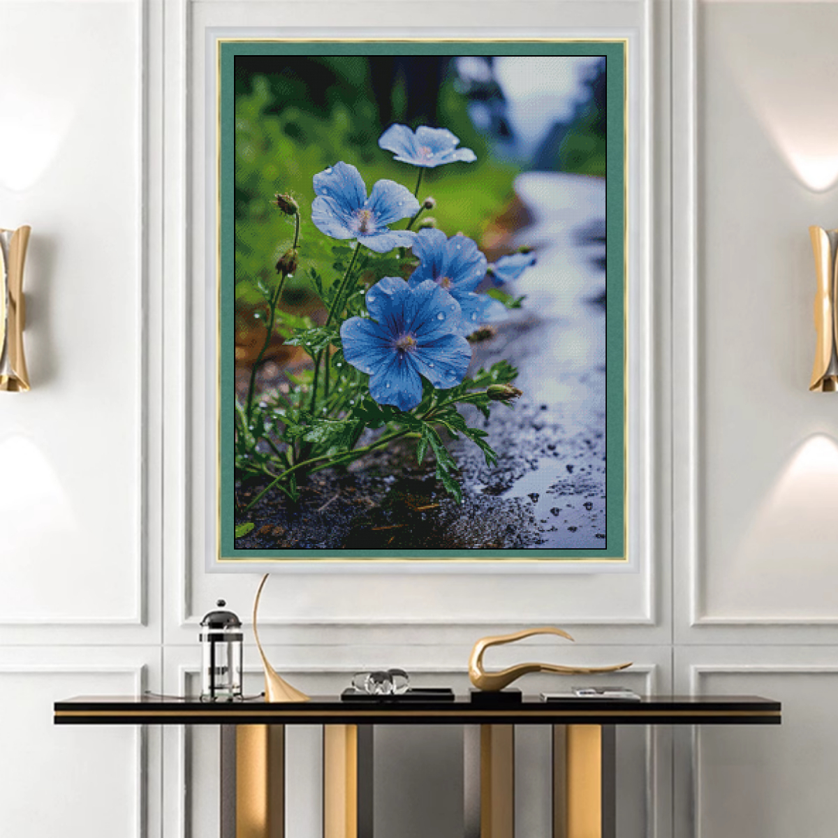 [ZZ4196-Wildflower]  Painting Fairy Cross Stitch