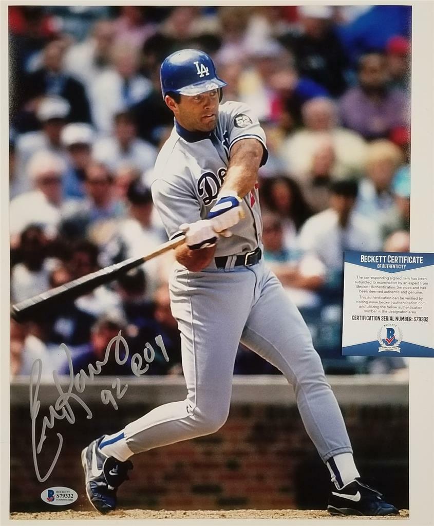 Eric Karros signed Dodgers 11x14 Photo Poster painting #2 92 ROY