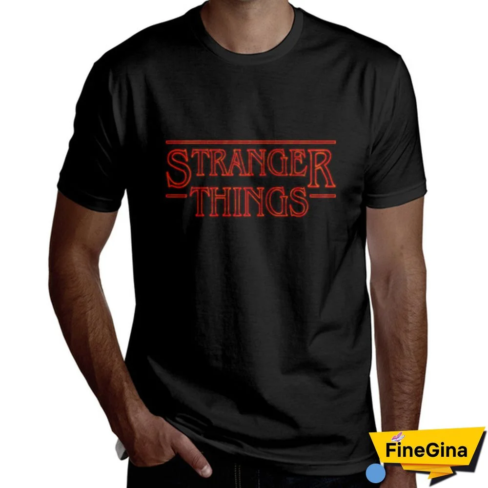 Stranger Things Fashion Design Top T-Shirt Round Neck Neck Cotton Sweatshirt Men's T-Shirt Retro T-Shirt