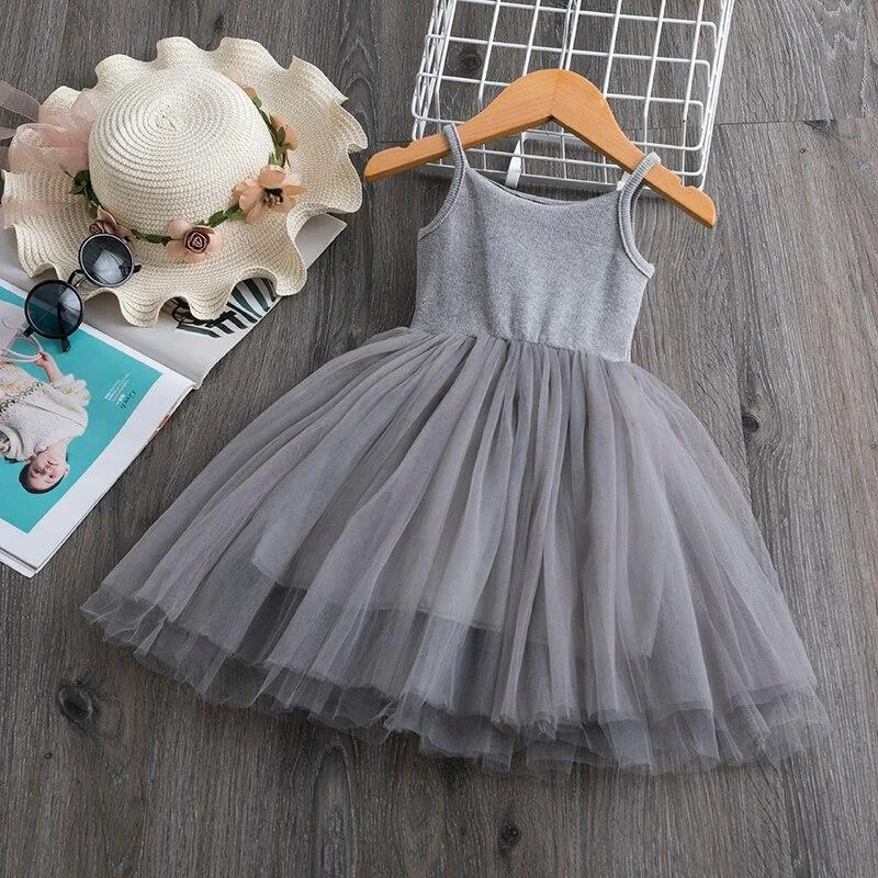 Kids Dresses For Girls  Dress Tulle lace Girl Princess Dress Kids Spring Clothes Vestidos Toddler Girl Kid Clothes