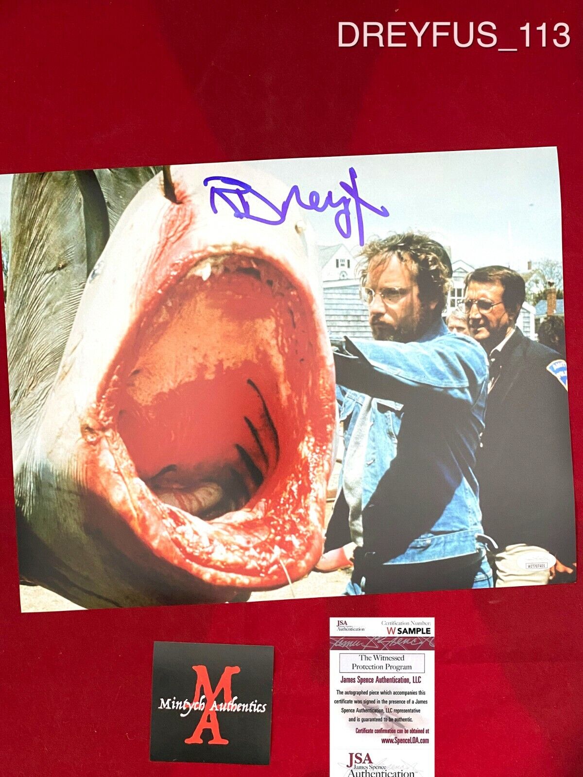 RICHARD DREYFUSS AUTOGRAPHED SIGNED 11x14 Photo Poster painting! JSA COA! JAWS! HORROR!