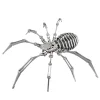 3D Metal Jigsaw Spider Model with Light, Steampunk DIY Assembly Mechanical Spider King Metal Jigsaw Puzzle for Adults to Build, Desktop Gift for Teens and Adults
