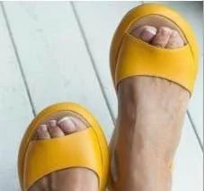 Tanguoant Tanguoant Sandals Women's New 2023 Summer Plus Size Flat Low Heel Fish Mouth Fashion Thick Platform Women's Sandals
