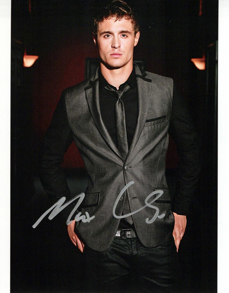 Max Irons head shot autographed Photo Poster painting signed 8x10 #1