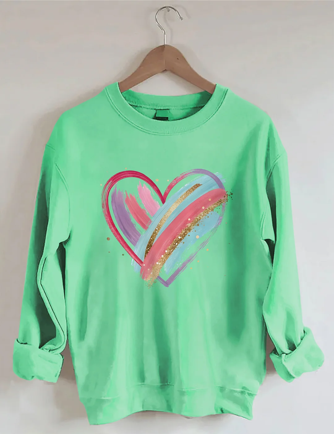 Valentines Day Heart Sweatshirt