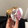 Elk DIY Diamond Painting Shoulder Bag for Coins Lipstick Earphones Gifts