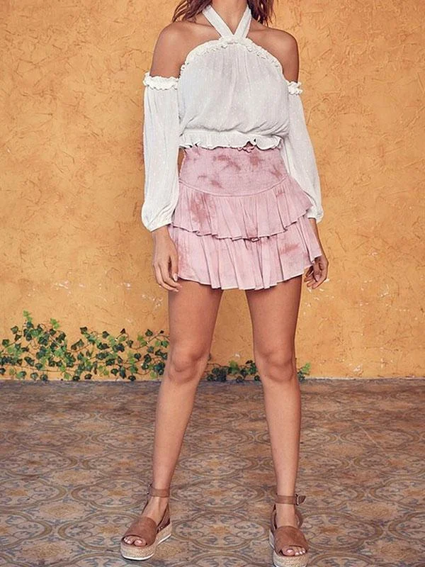 Tie dye cake skirt