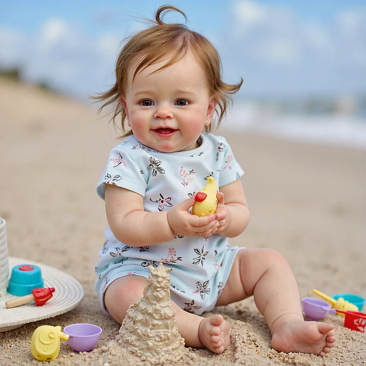 20" Realistic Reborn Baby Doll Girl Toddler Doll Marco with Chubby and Flexible Limbs