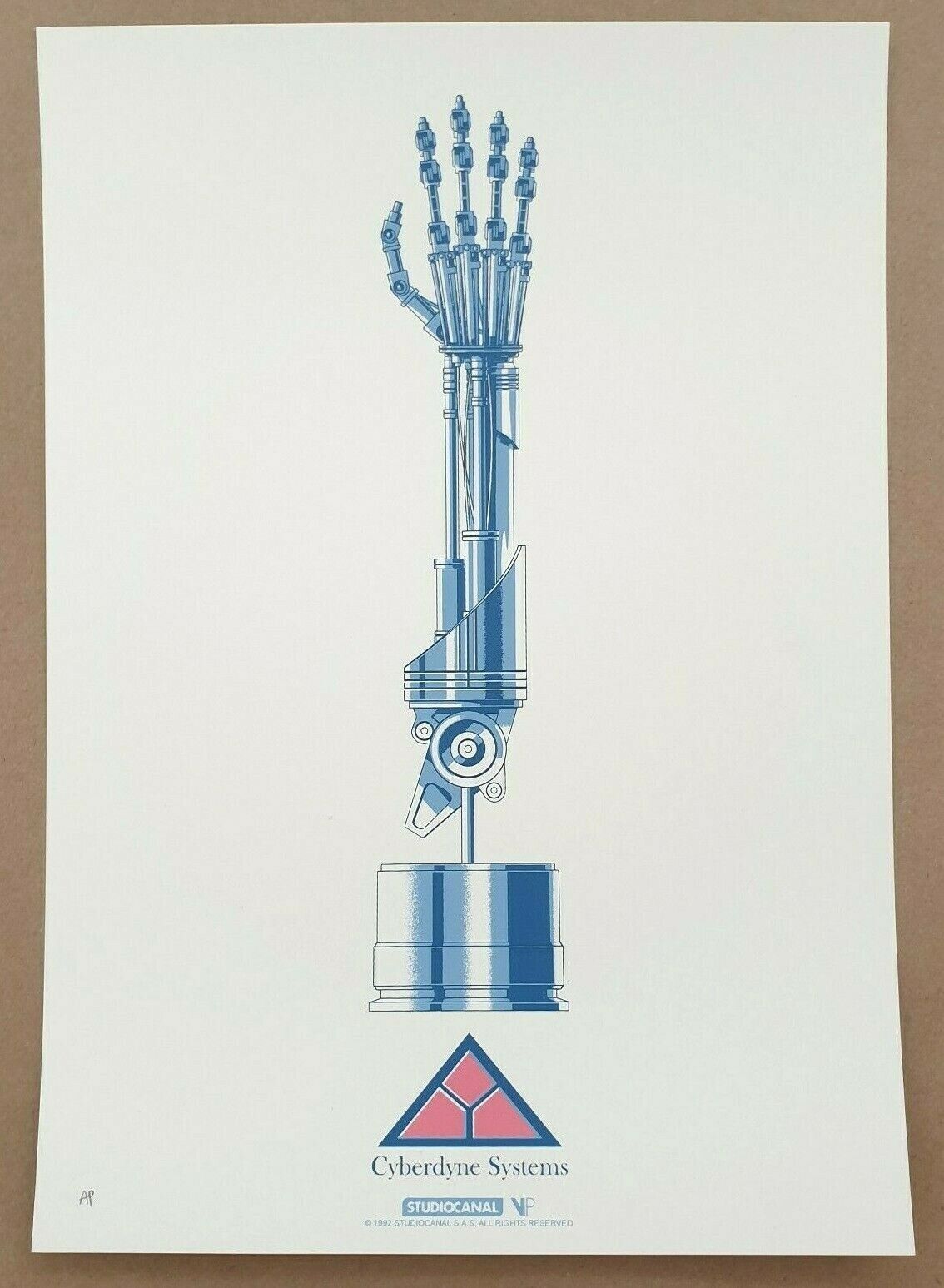 MATT FERGUSON - CYBERDYNE SYSTEMS Terminator 2 Screen Print Mini Poster