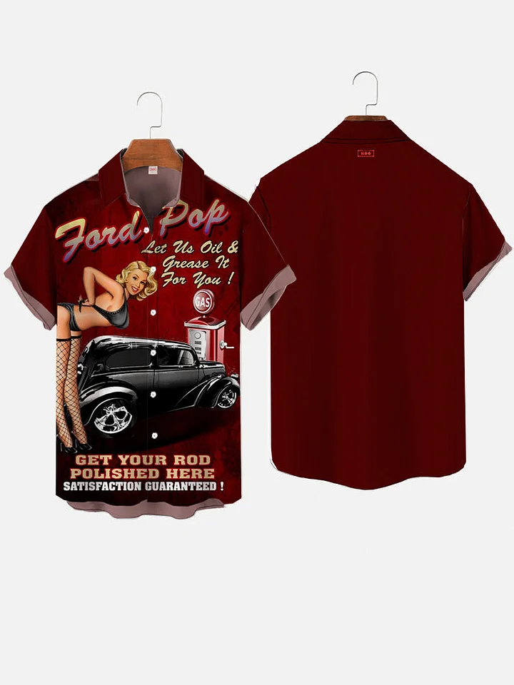 HOO® Vintage Pin Up Art Ford Pop Blonde Beauty And Classic