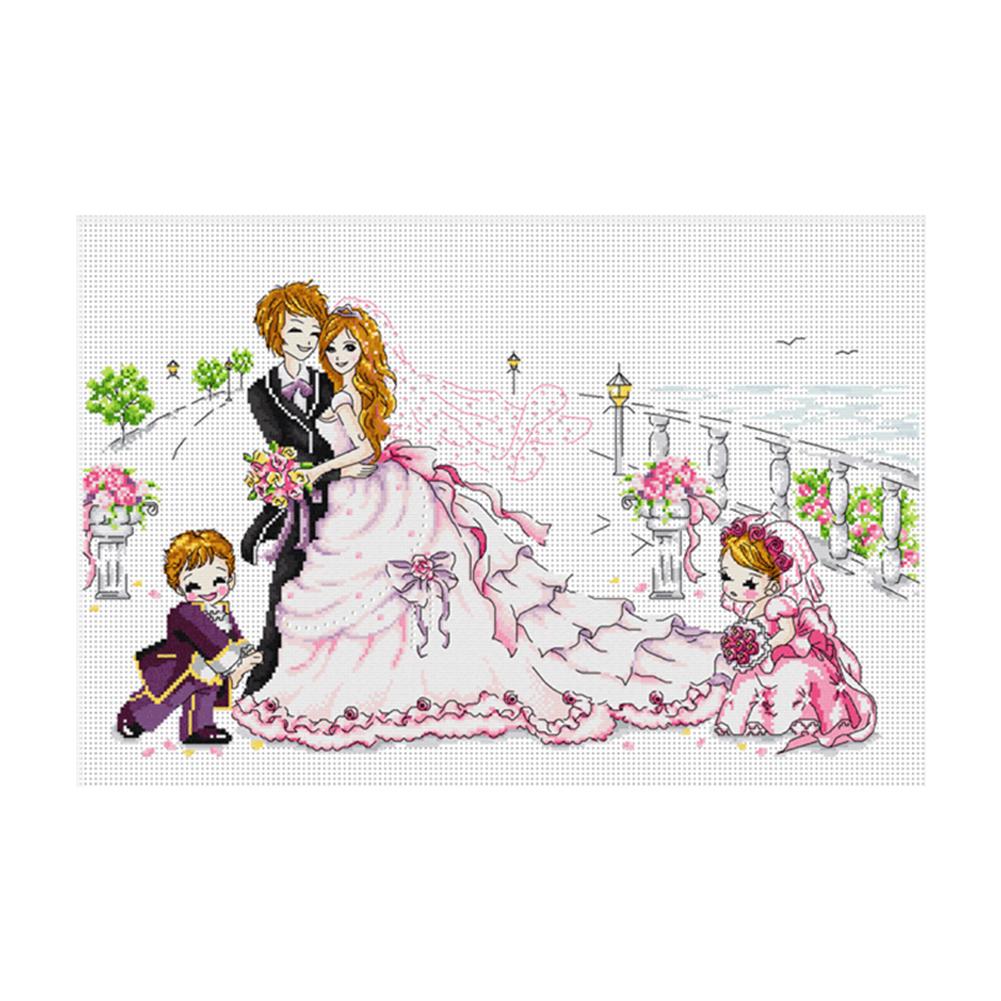

Happy Every Day - 11CT Stamped Cross Stitch - 75*48cm (Big Size), 501 Original