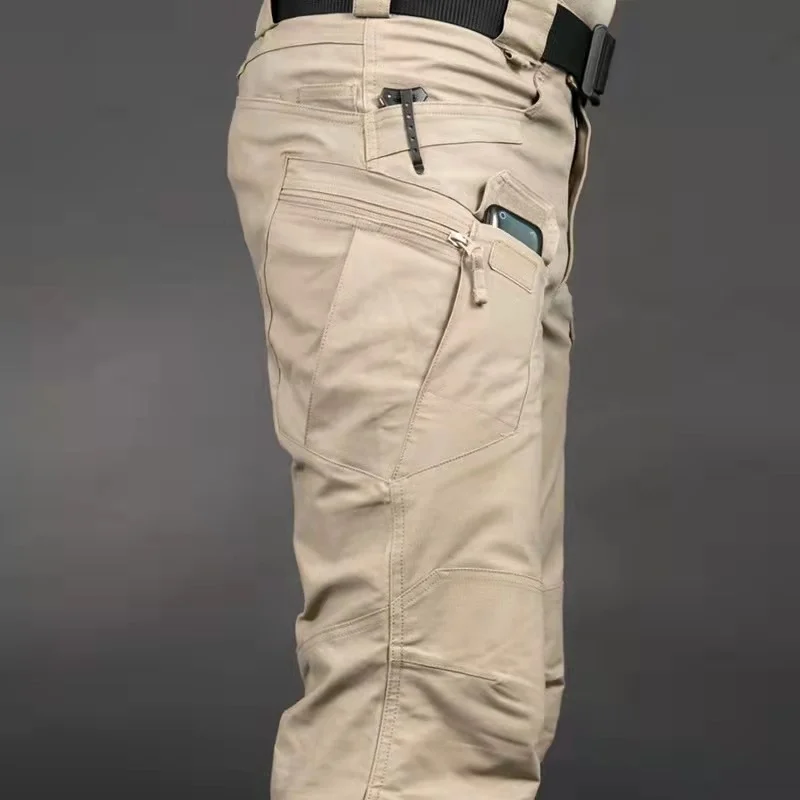 Men's IX7 Tactical Combat Pants Camouflage Pants Abrasion Resistant Multi-Pocket waterproofing Pants