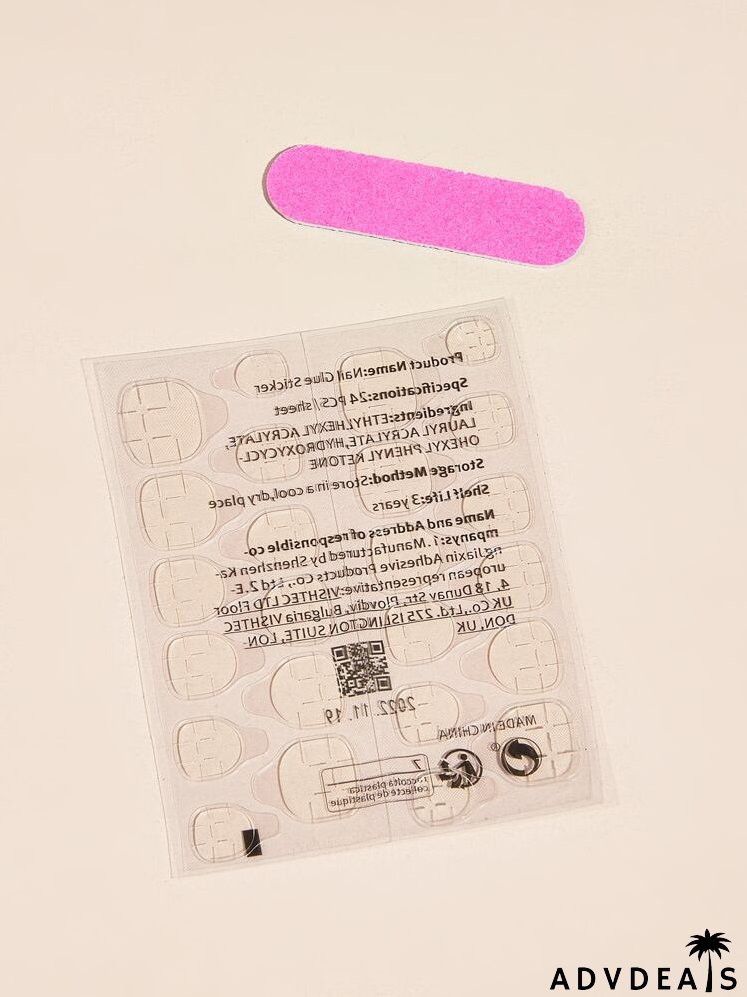 24pcs Solid Fake Nails