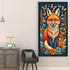 (Big Size)Fox - 14CT Stamped Cross Stitch - 40*70cm - Animal