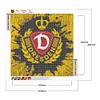 Fußball Dynamo Dresden - Rundbohrer Diamond Painting - 40*40CM