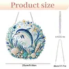Dolphin DIY Rhinestone Diamond Painting Pendant 25x25cm Double Sided