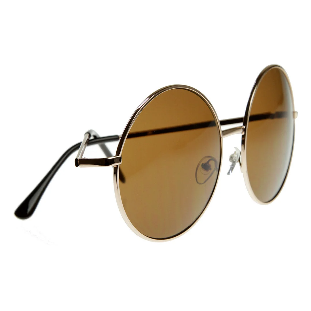 Super Large Oversized Metal Round Circle glasses
