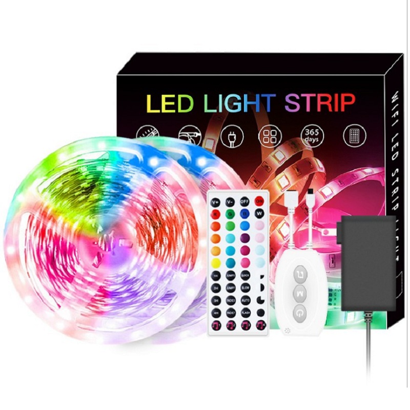 

3pcs 5M LED RGB Strip Light Flexible Bluetooth-Compatible TV Lighting Tape, 501 Original