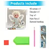 Kurzhaariger Engel speziell geformter 5D DIY Teilbohrer Diamant-Kunstset 30x30cm