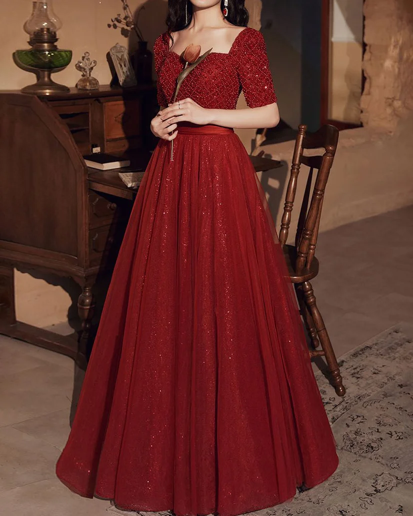 Lace gauze waist dress
