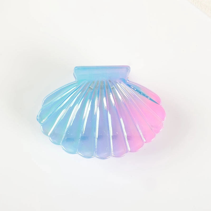 Casual Elegant Lady Women’s Shell Plastic Plating Hair Claws
