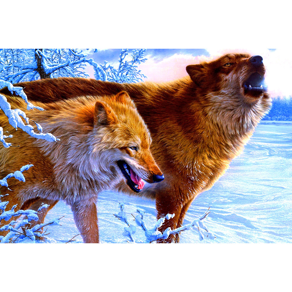 

Wolf in the Snow - 1000 Pieces Jigsaw Puzzle, 501 Original