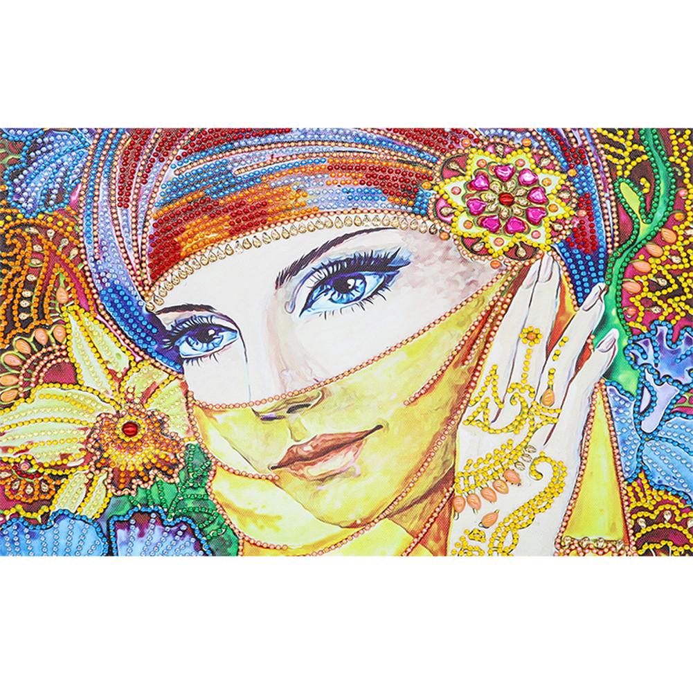 

40*30CM-Beauty-Special Shaped Diamond Painting, 501 Original