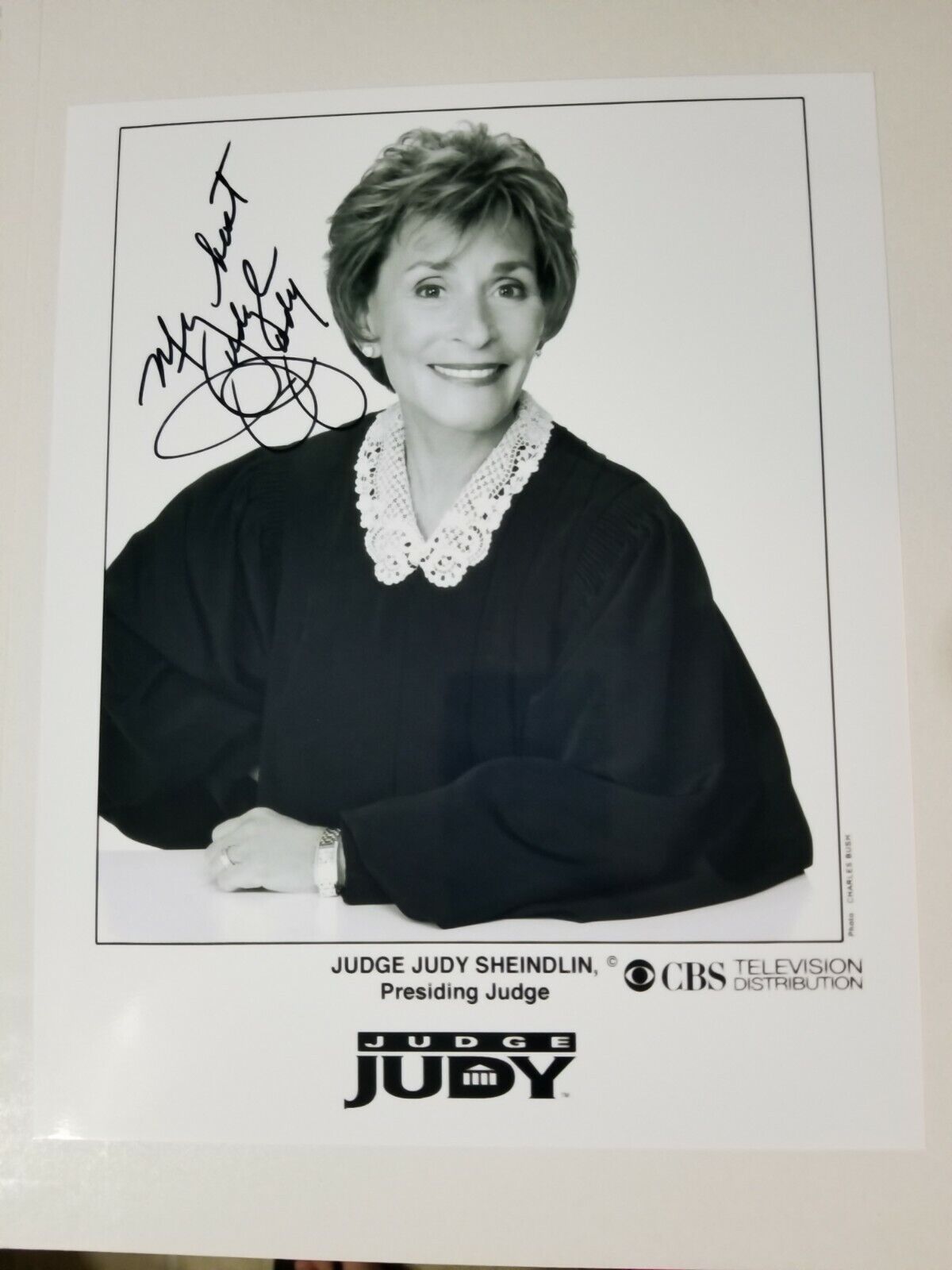 Judge Judy Signed 8x10 Photo Poster painting RP -  Shipping!!