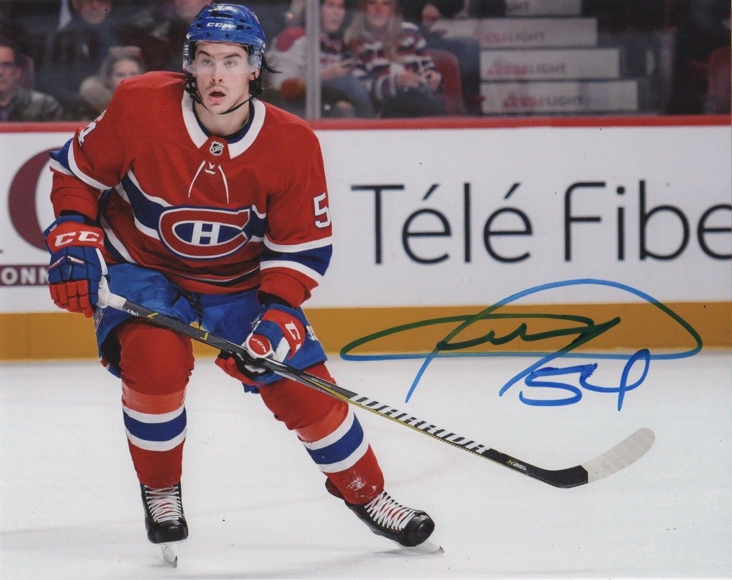 Montreal Canadiens Charles Hudon Signed Autographed 8x10 NHL Photo Poster painting COA #6