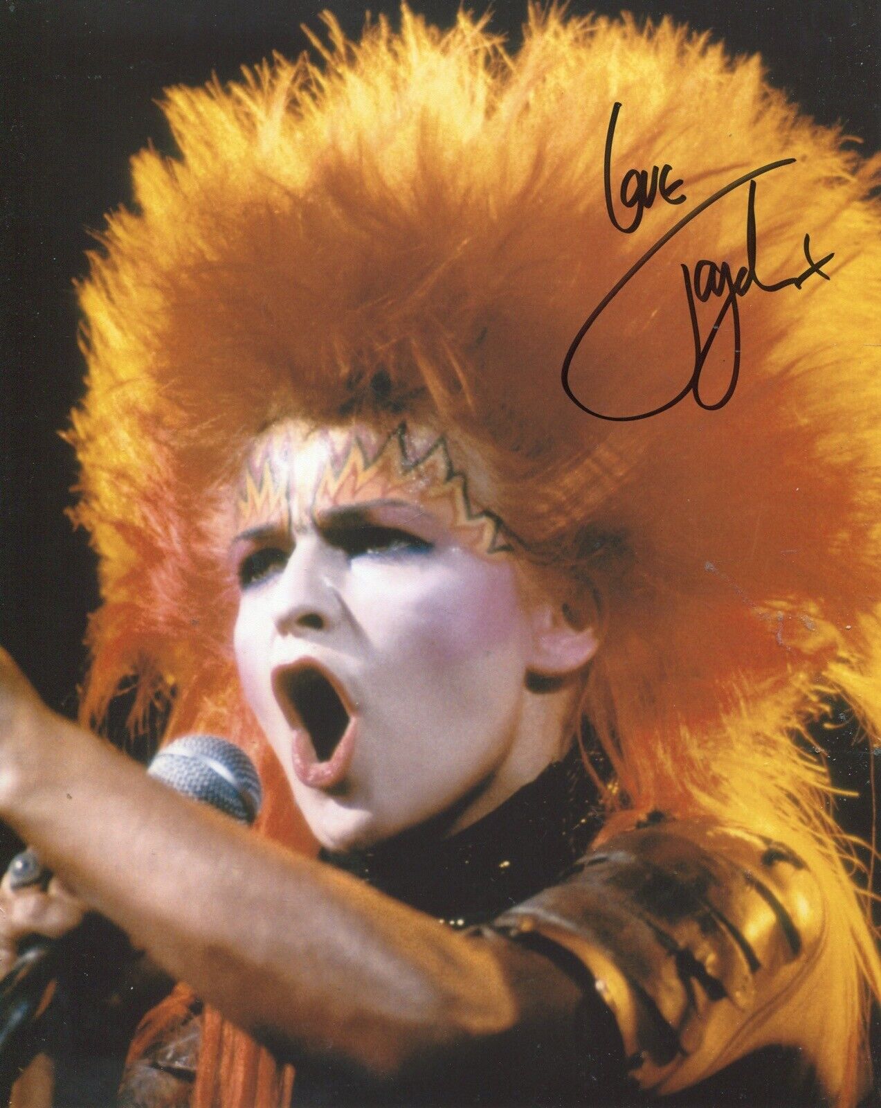 Pop & Punk star TOYAH signed 8x10 Photo Poster painting - IMAGE No12