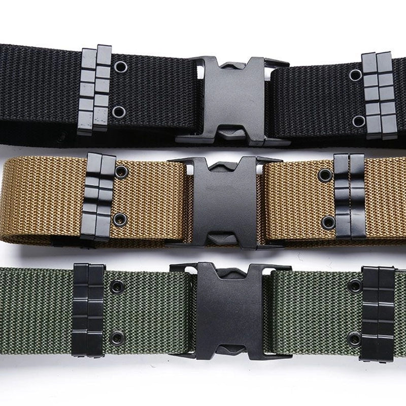 Direct Outdoor Equipment Security Tactics S Outer Belt High Quality Mountaineering Woven Canvas Belt