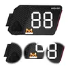 Bicycle Rear Number Light Sign Type-C Rechargeable Bicycle LED Taillights 3 Modes Road Bike Illuminated Tailplates Night Riding Safety Warning Lights
